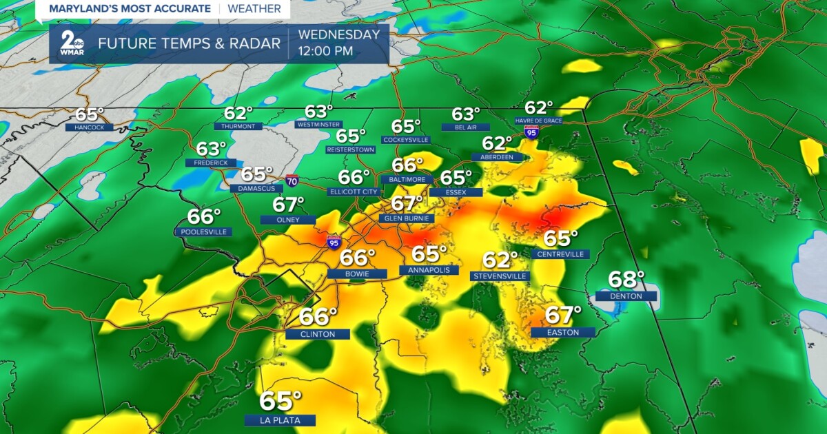 Weather Cooler air arrives for Thursday Dylan Robichaud
