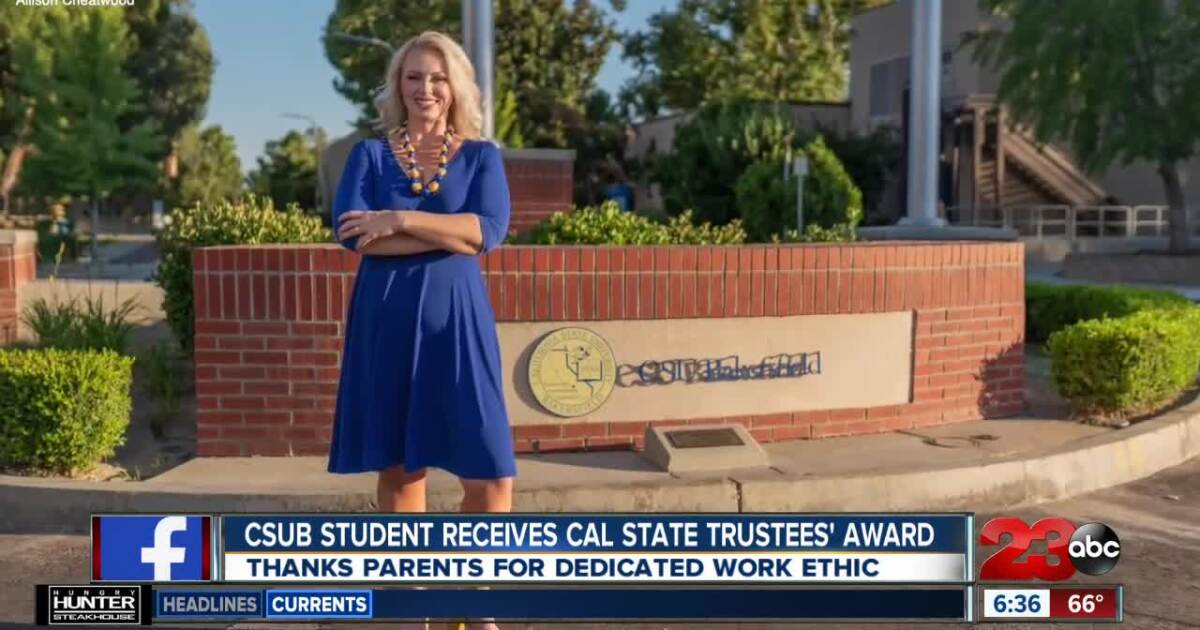 CSUB grad student receives Cal State's most prestigious award