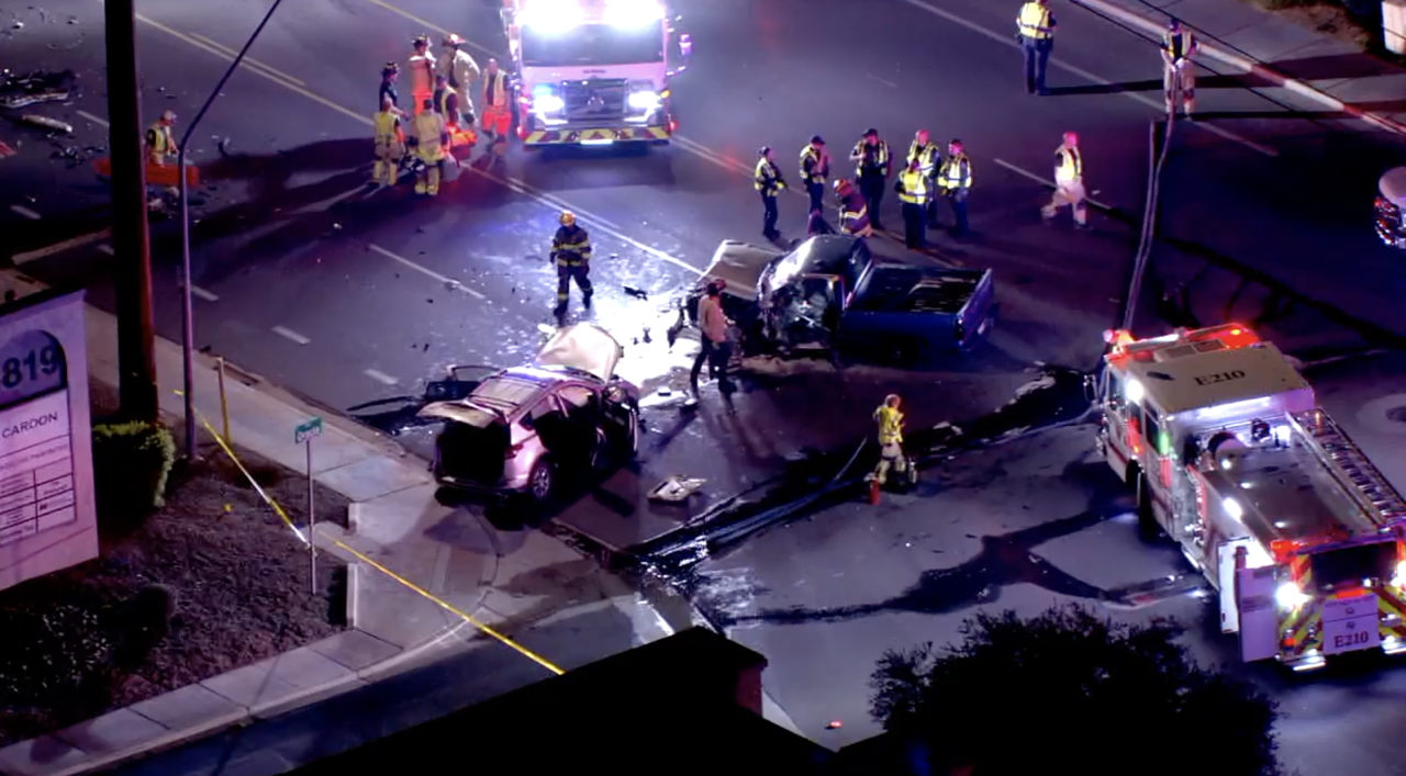 Oracle and Southern Mesa crash 1-27-26