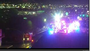 Crews respond to structure fire in Downtown Las Vegas