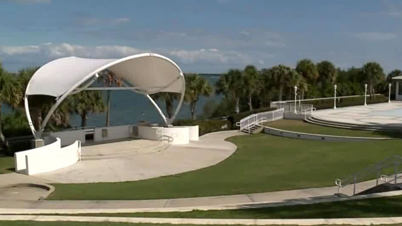 Outdoor venue at the Mansion at Tuckahoe in Jensen Beach