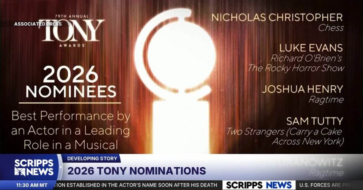 ‘The Lost Boys’ and ‘Schmigadoon!’ lead Tony nominations with 12 apiece