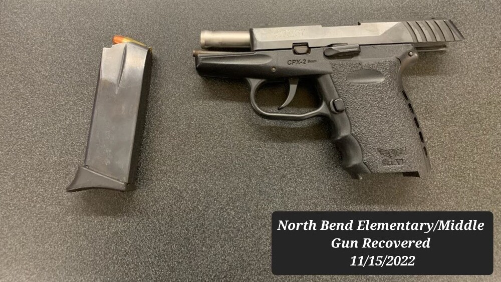 Gun found at North Bend Elementary/ Middle School