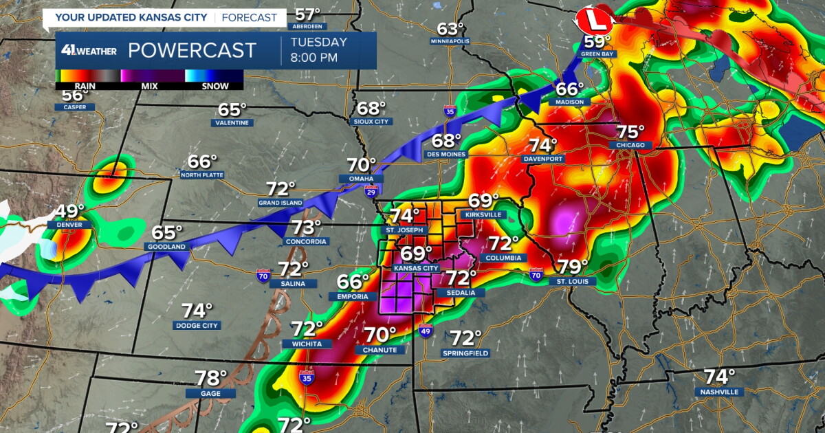 KSHB 41 Weather Blog | Several chances of thunderstorms