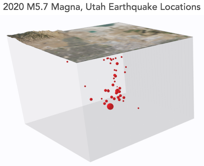 March 18 Earthquake Depth Map