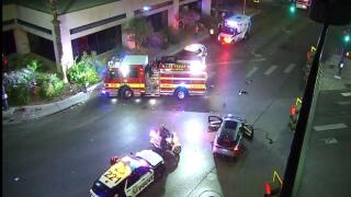 Fatal crash on Western Avenue and Oakey Blvd