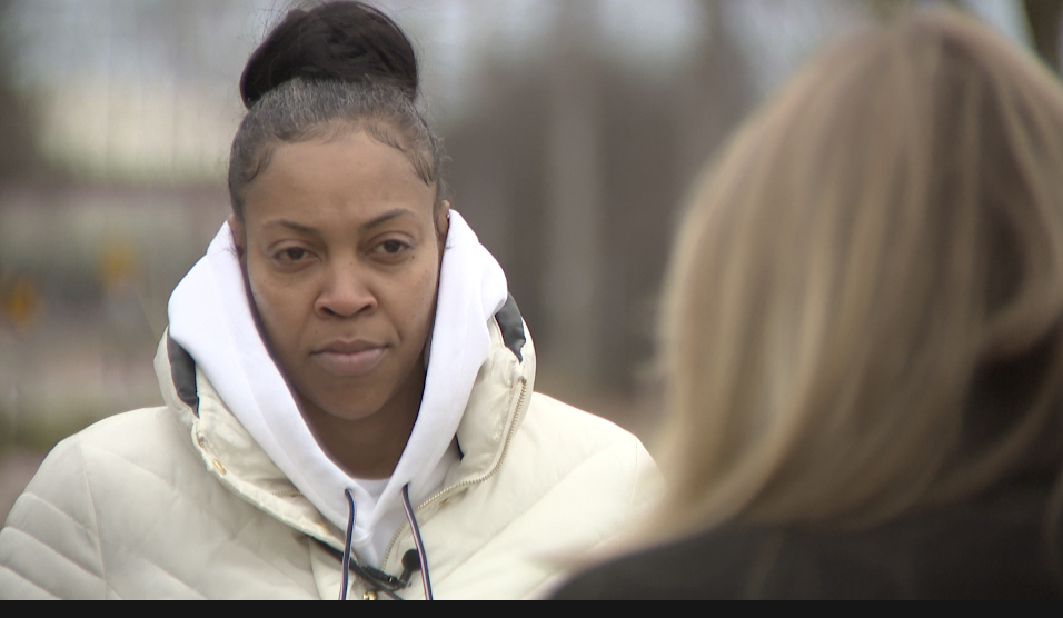Easter Milner, a former Berrada Properties tenant, talks about losing her apartment to a fire
