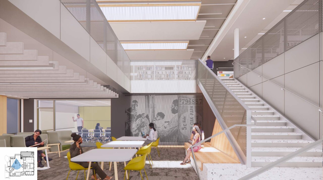 Woodlawn Branch renderings Baltimore County Public Library