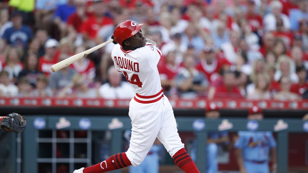 Cincinnati Reds rookie Aristides Aquino remains humble despite historic home runs