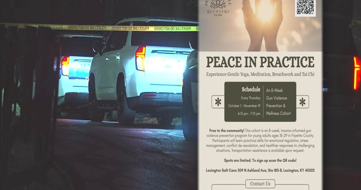 Lexington nonprofit offers free 8-week workshop to help young adults cope with trauma and reduce gun violence