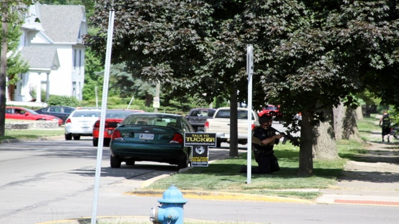PICS: Marion SWAT standoff with robbery suspect