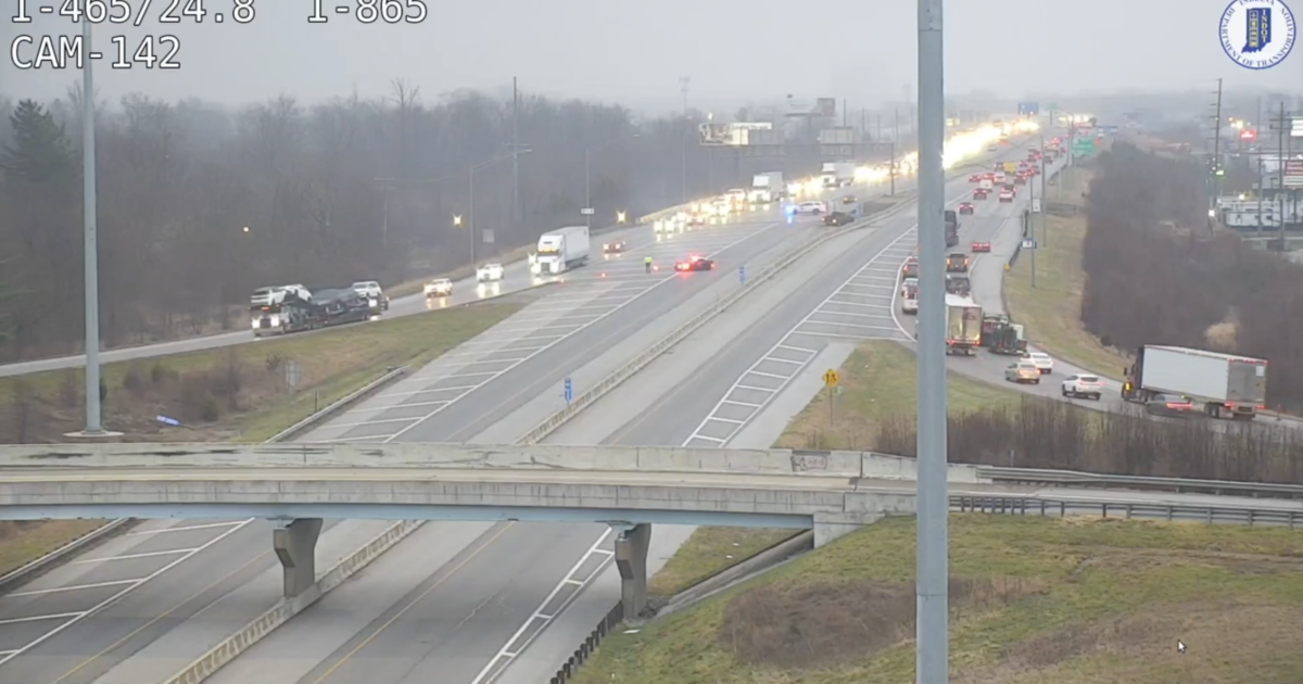 Crashes, black ice shut down both directions of I-865 near Indianapolis