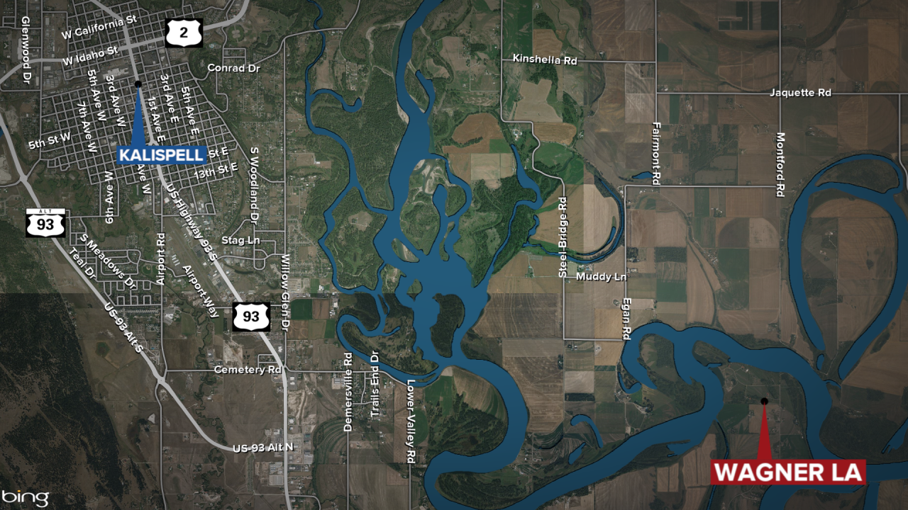 Kalispell Pre Evac Notice Map