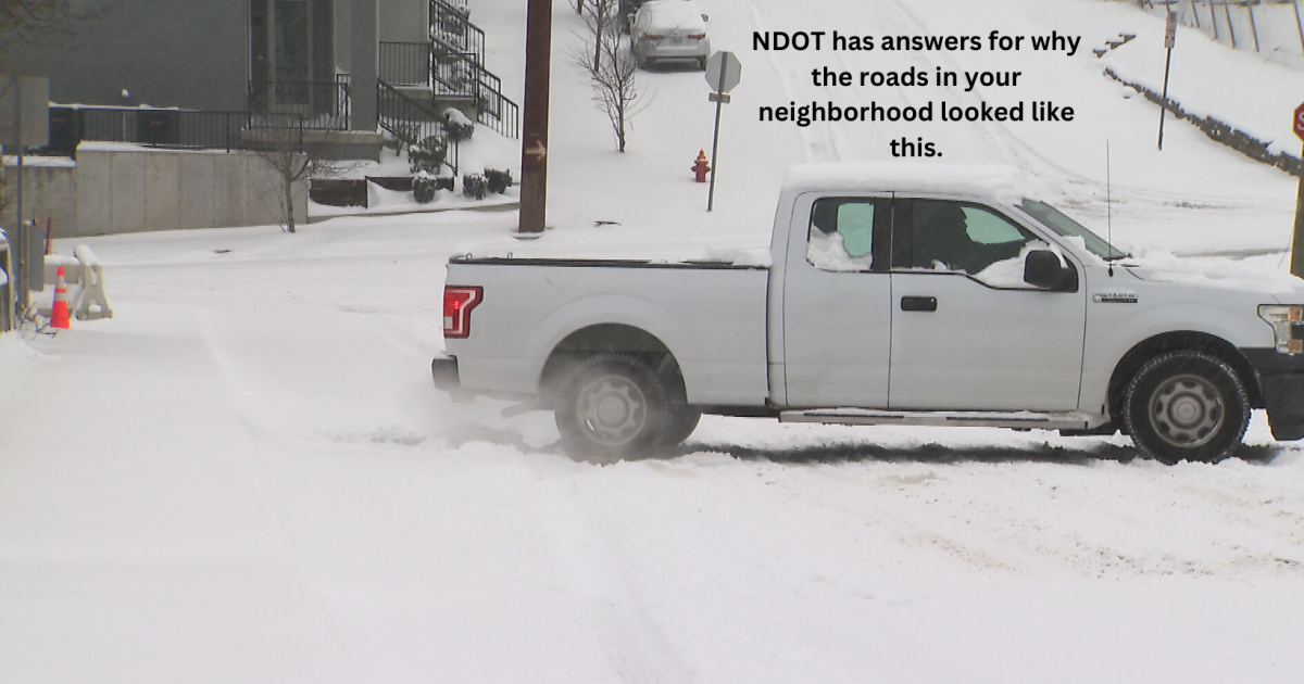Why were back roads not cleared during the snow storm? NDOT explains. - Vimarsana News