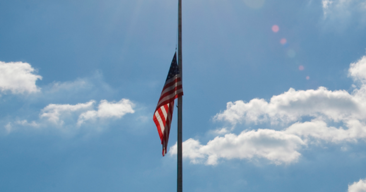 GA Flags Fly at HalfStaff to Honor Gov. Sanders