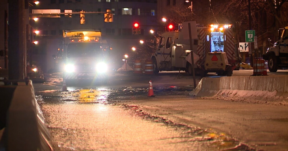 Water main break closes portion of West 3rd Street