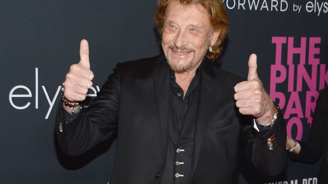 Johnny Hallyday, the Elvis of France, dies at 74