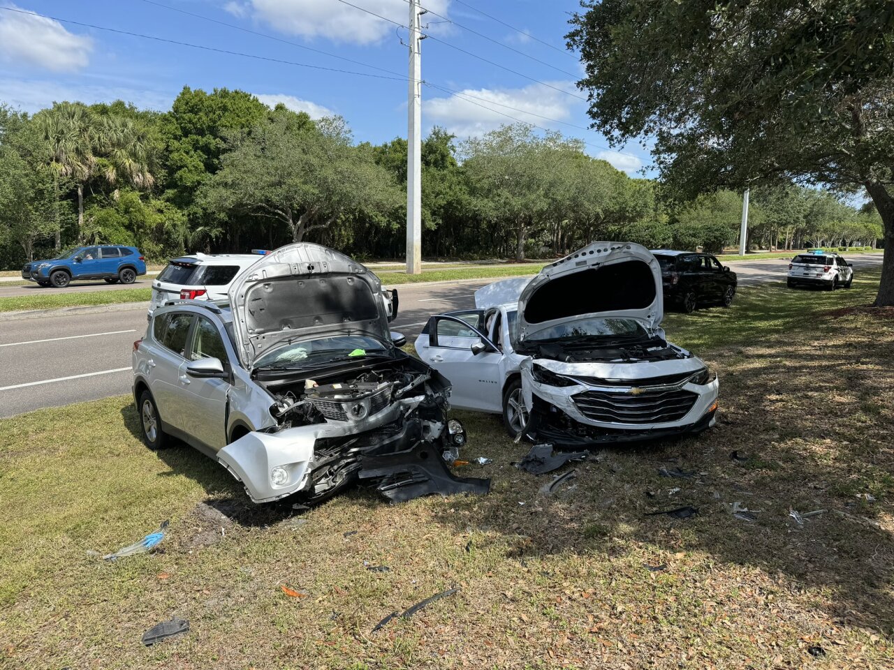 Man in white Chevrolet crashes head-on into Toyota SUV in 2200 block of Southeast Veterans Memorial Parkway April 18 2024.jpeg