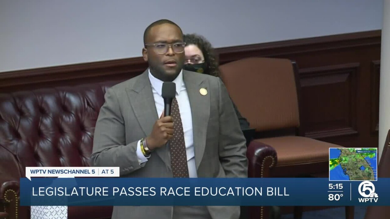 State Sen. Shevrin Jones, D-Miami Gardens, speaks on March 28, 2022.jpg