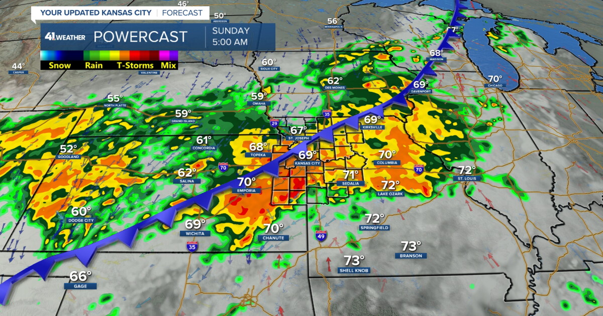 KSHB 41 Weather Blog | Stormy with a strong fall cold front as fall begins