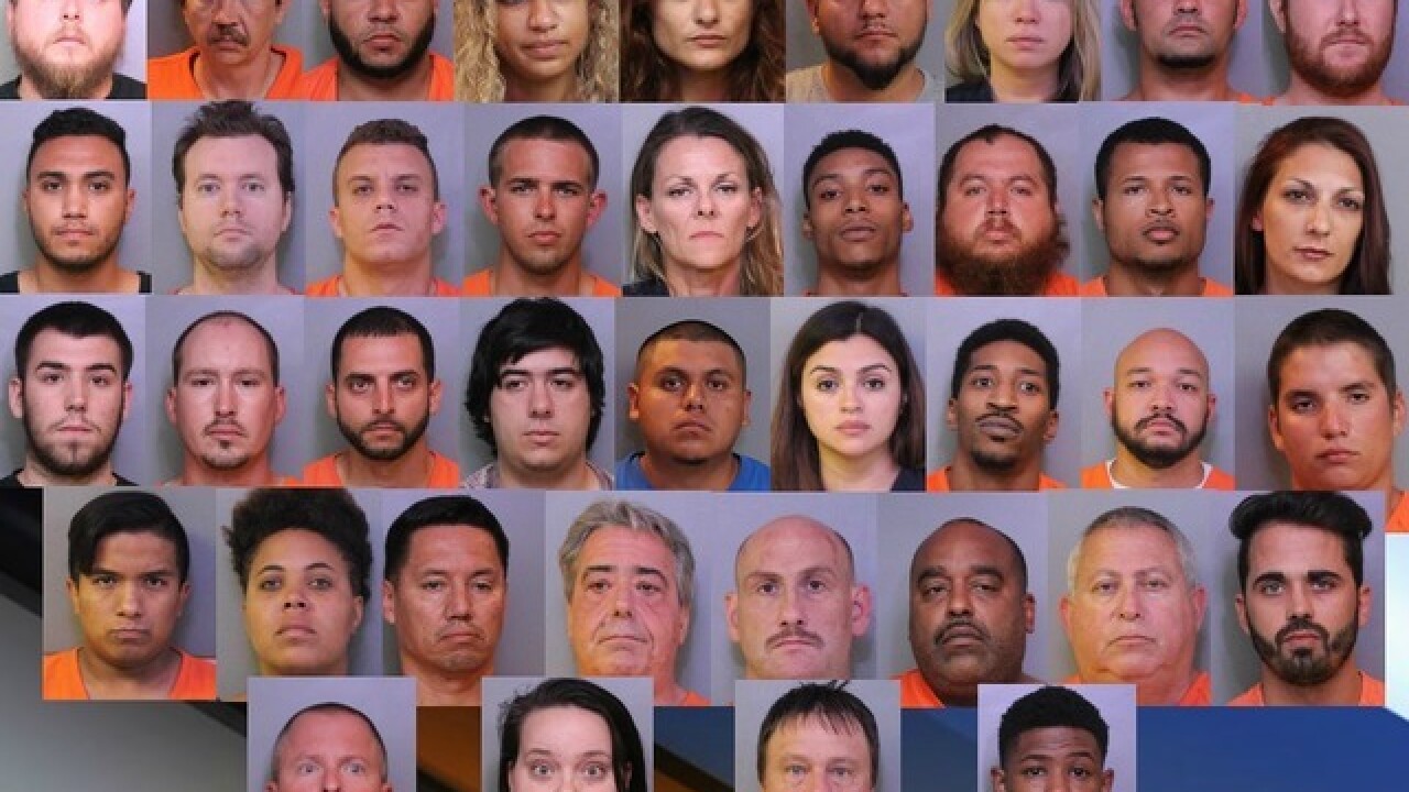 Multiple Florida Agencies Arrest 39 Suspects During Undercover