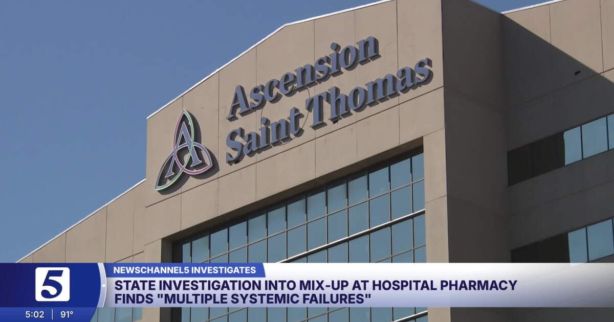 Quality Failures Tree Tenn. investigation into hospital drug mix-up finds multiple failures