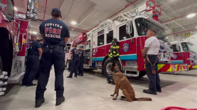 Jupiter Fire Resuce bell ceremony