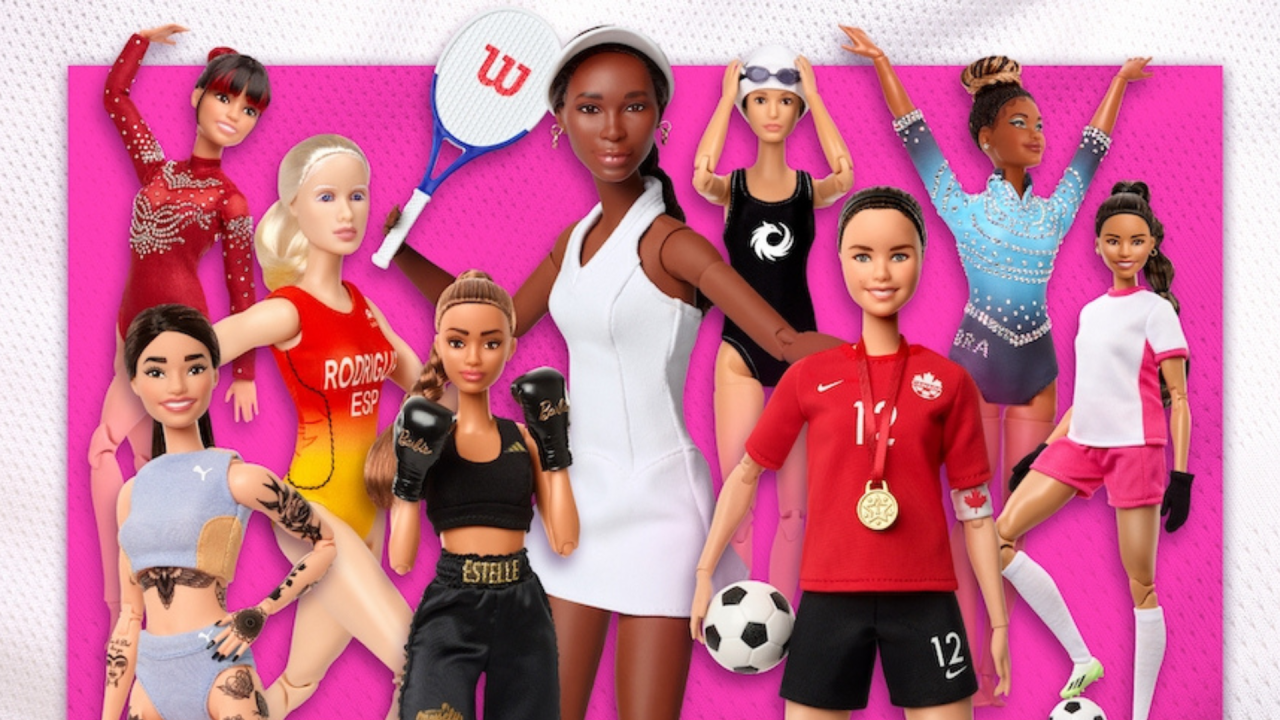 Mattel Barbie dolls honoring women athletes like Venus Williams