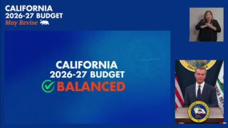California governor's revised budget plan aims to eliminate deficit through 2028