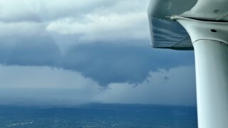 Wall cloud spotted near Bethel