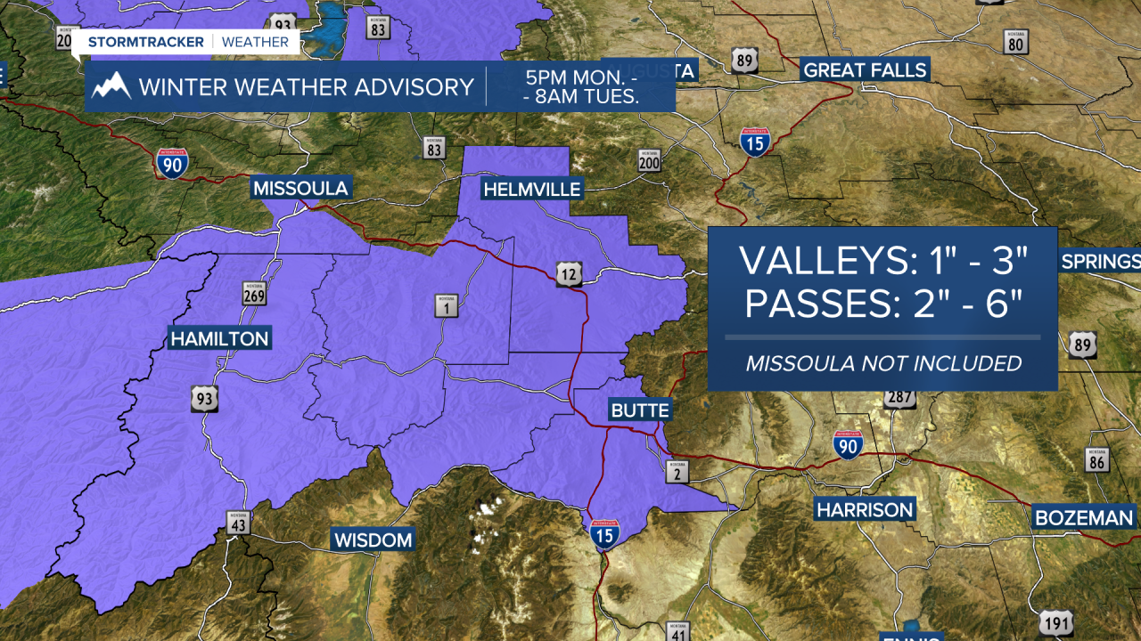 Monday Night's Advisory