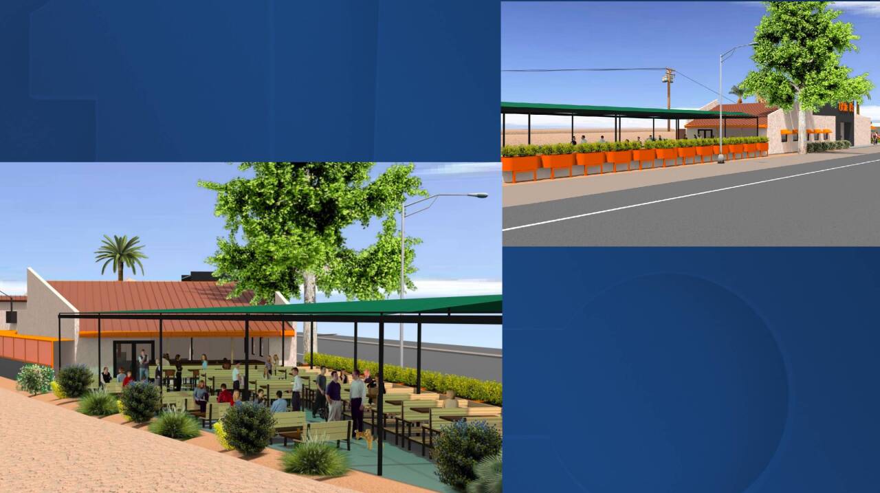 Little O’s new location projected to have a large patio.