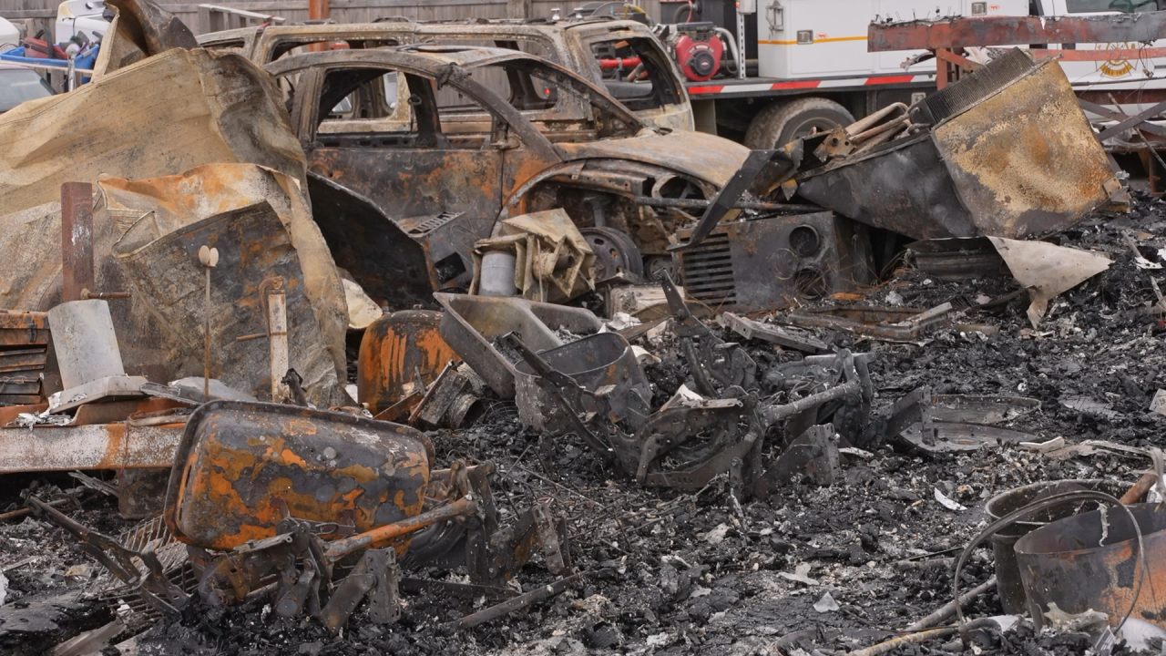 West Billings property fire damage