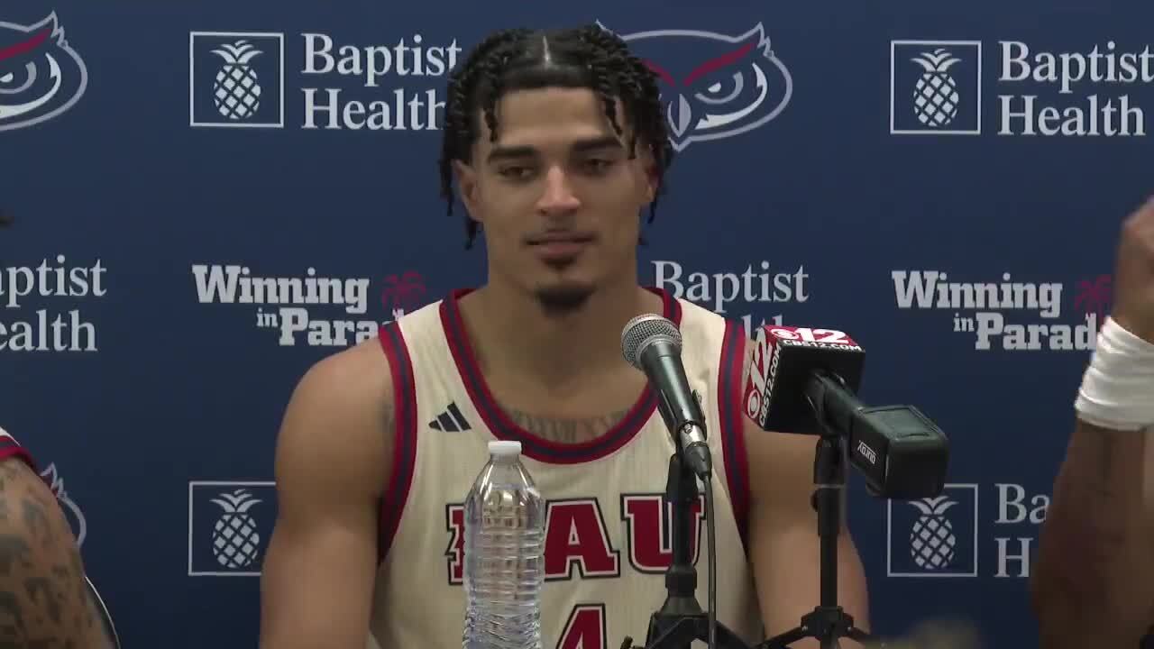 Bryan Greenlee scored 21 points in his final home game at FAU. March 9, 2024