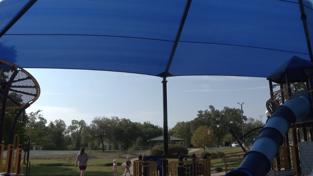 Bryan parks get shade structures to keep families cool and extend playtime