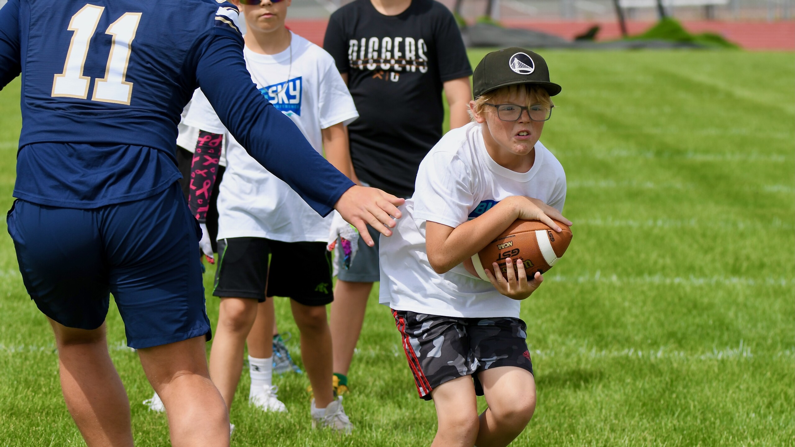 Big Sky Conference youth football clinic