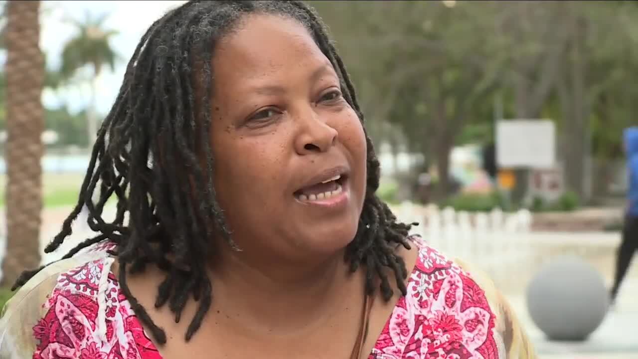 Canta Chestnut, the president of the "We Care About People" nonprofit, said they are preparing 80 food plates per day, which has doubled. Sept. 20, 2023