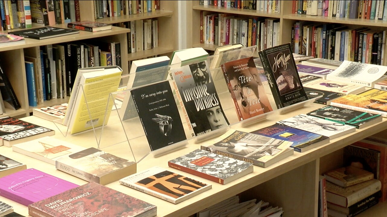 Books inside Dream Palace