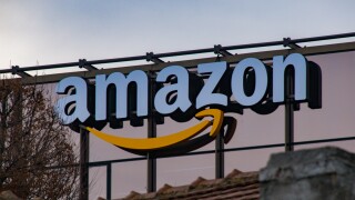 Amazon,Logo,On,The,Building,In,Iasi,romania,27,February,2024