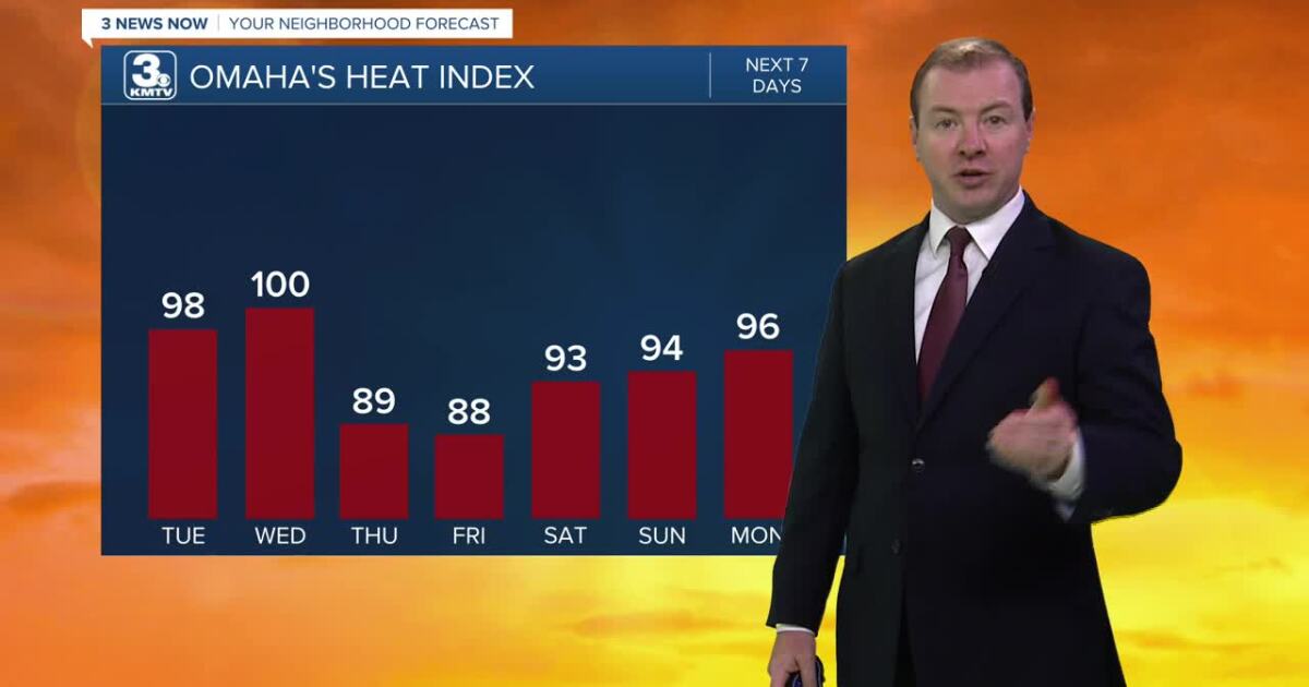Extreme heat begins its leave of absence, several rain chances this week