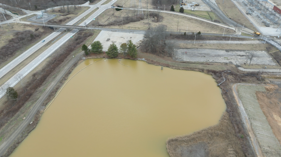 The former Beckjord coal plant site near New Richmond, Clermont County.