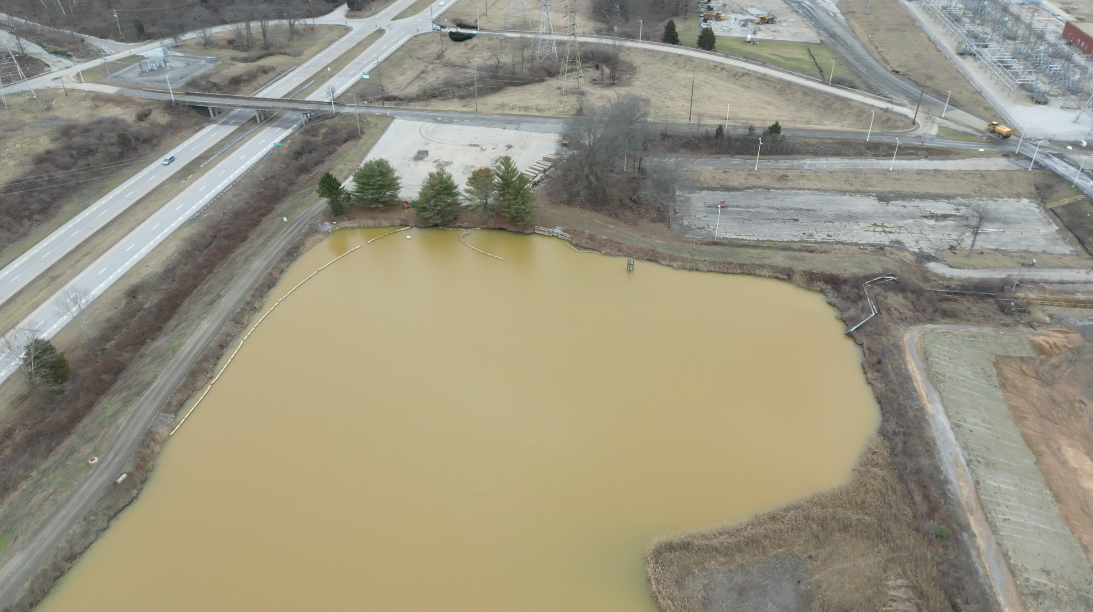 The former Beckjord coal plant site near New Richmond, Clermont County. 