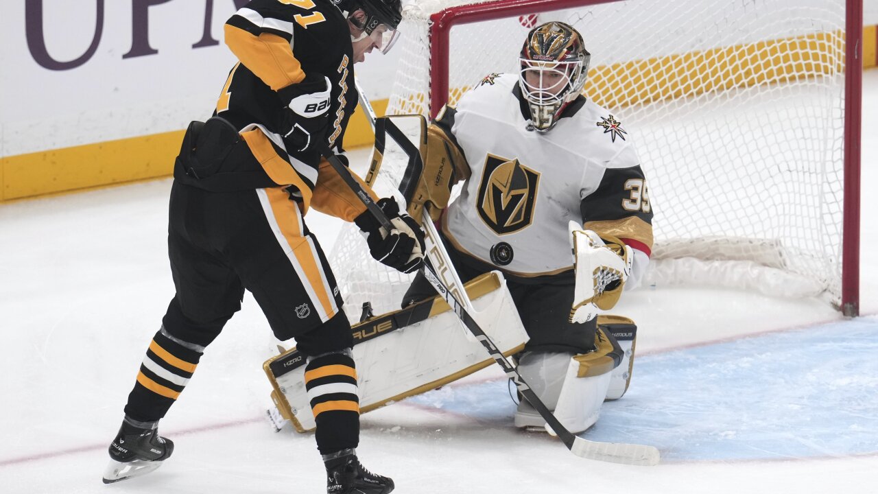 Golden Knights Penguins Hockey