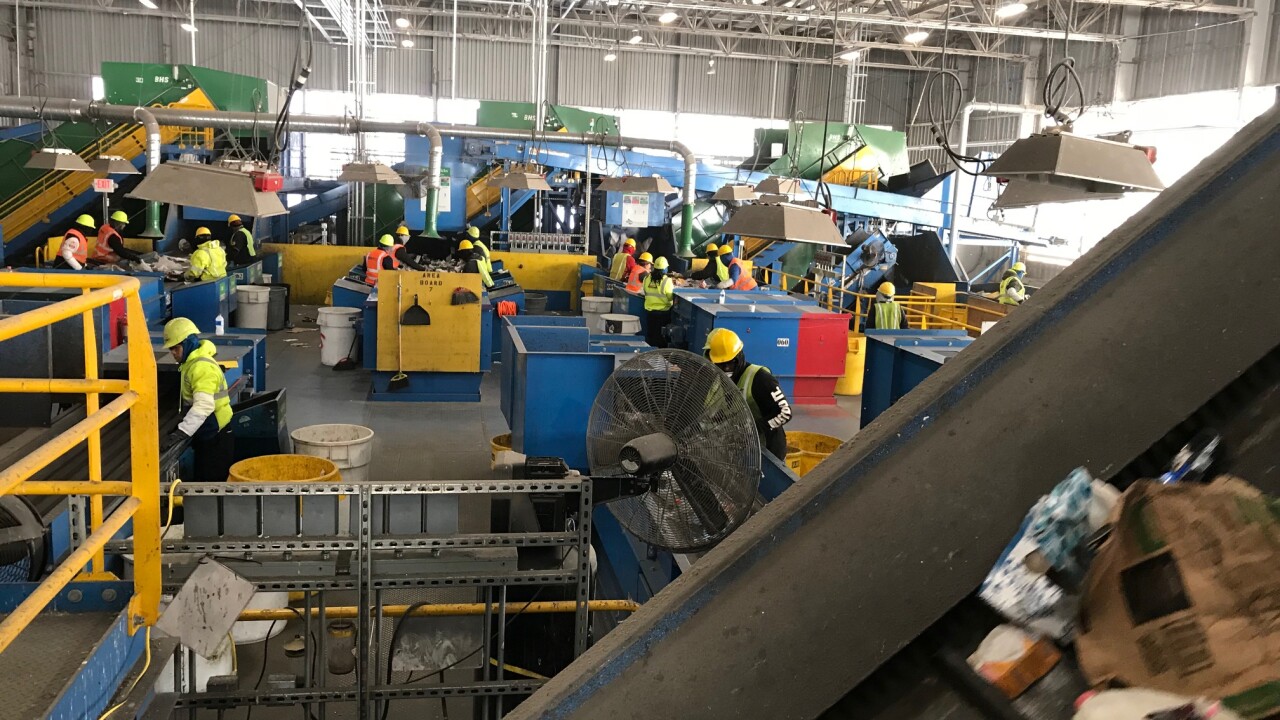 Milwaukee DPW 15 percent of what is recycled is actually trash