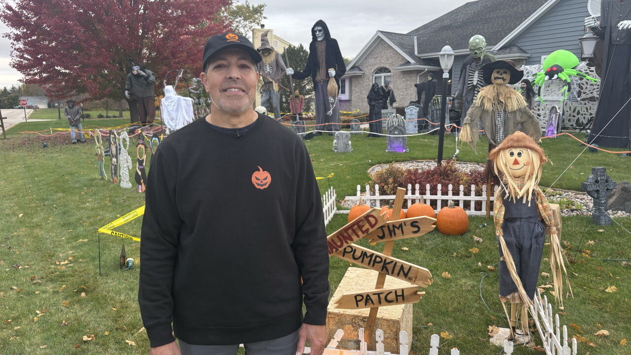 Mitch Maritato is an electrical engineer who created Maritato Home Haunt in Germantown