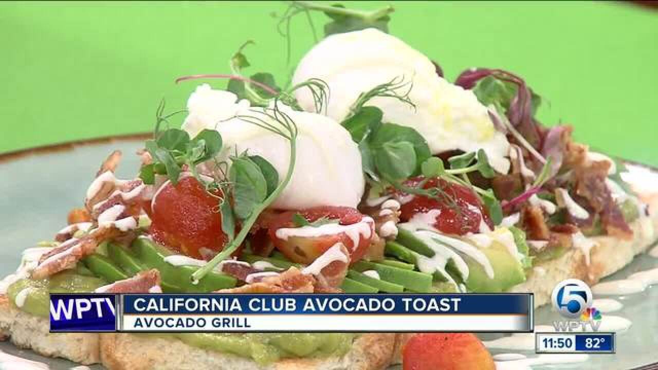 Recipe for California Club Avocado Toast