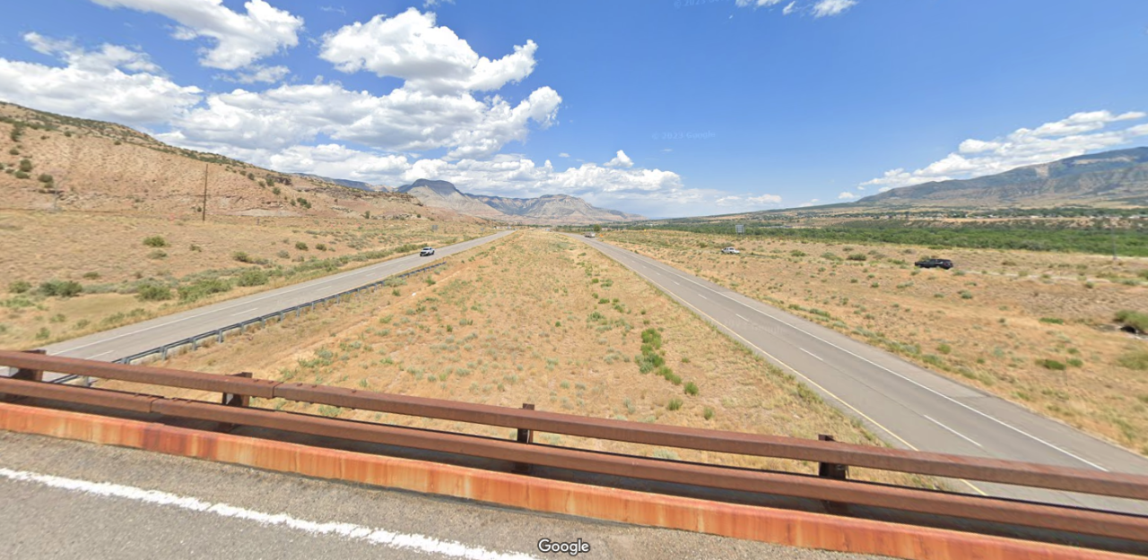 Highway 6 west of Parachute