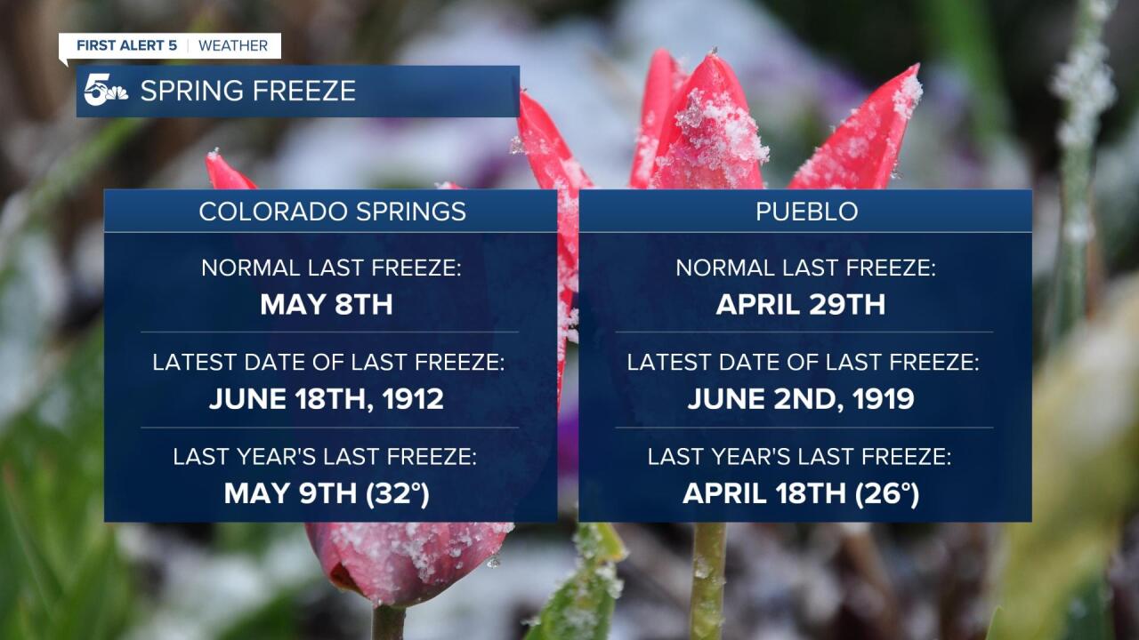 Spring Freeze Data