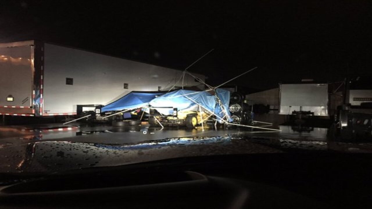 IMS cleans up after Wednesday night storm