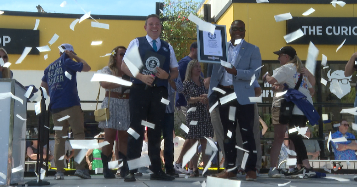 Tulsa set a Guinness World Record at the Route 66 Capital Cruise